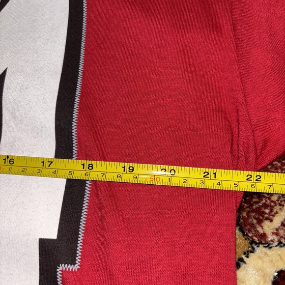 Nike Nfl Atlanta Falcons Devonta Freeman #24 Red Super Bowl Tee Sz XL * Read* - Picture 9 of 13